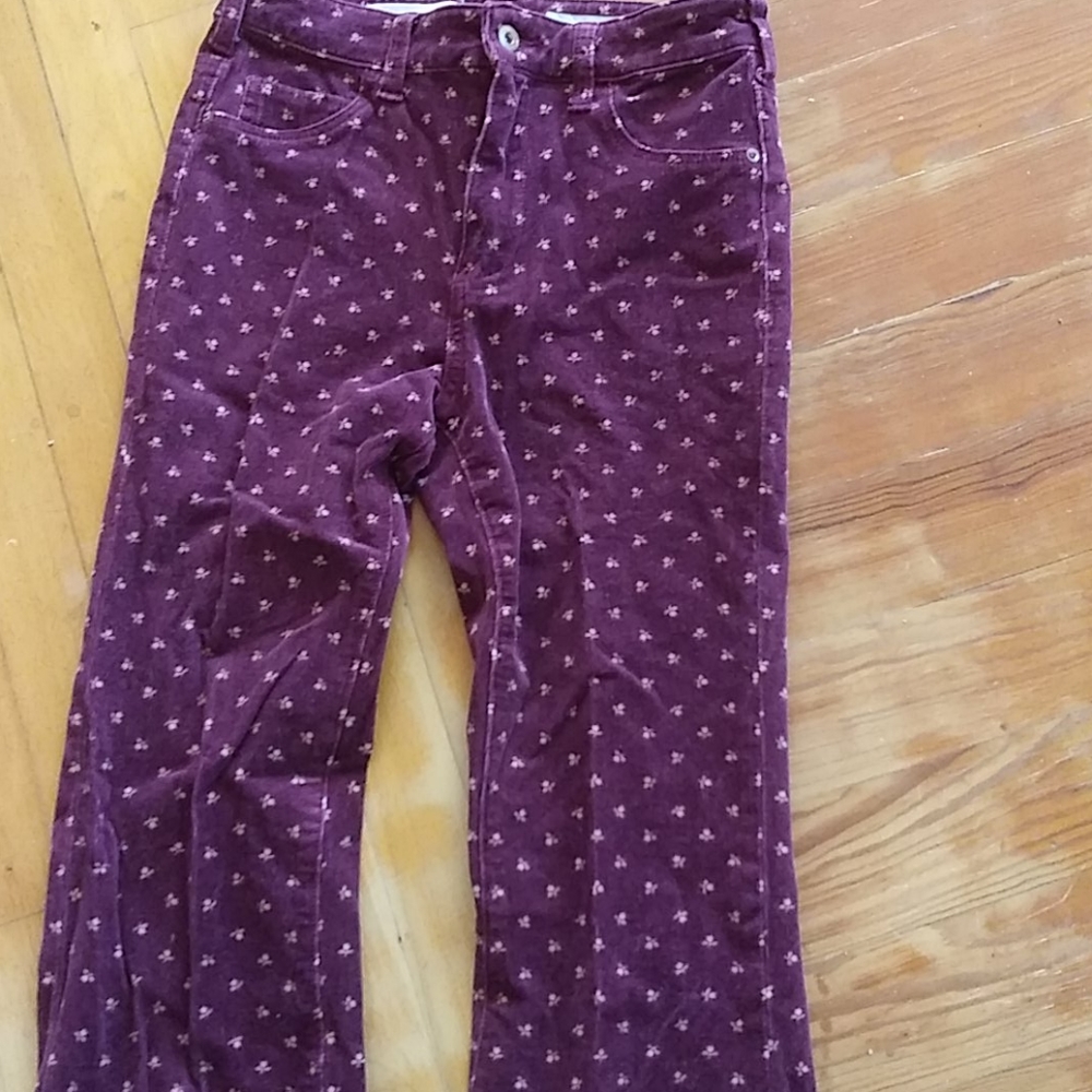 Anthro Corduroys. Size 27.